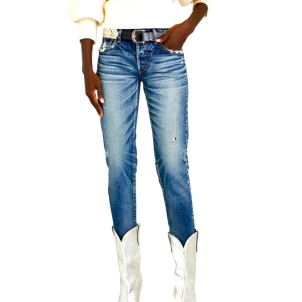 Moussy Vintage Keller Tapered Jeans Size 26